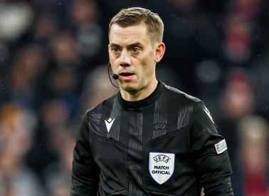 官方：法國(guó)名哨蒂爾潘將執(zhí)法歐冠第6輪皇馬vs曼城